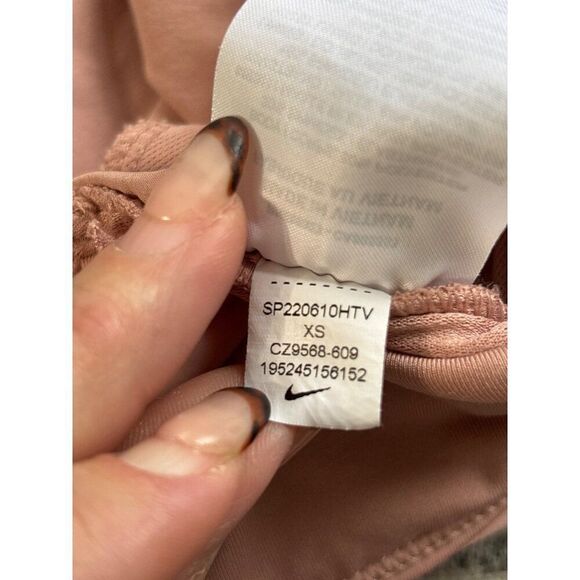 NIKE Flex Eclipse Running Dri Fit Shorts XS 5” Brief Lined CZ9568 Light Pink Foa - Picture 11 of 11